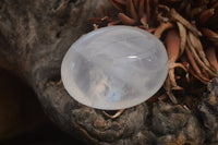 Polished Girasol Pearl Quartz Palm Stones x 12 From Ambatondrazaka, Madagascar - Toprock Gemstones and Minerals 