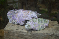 Natural Stichtite Specimens x 2 From Barberton, South Africa - Toprock Gemstones and Minerals 