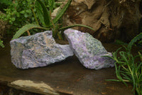 Natural Stichtite Specimens x 2 From Barberton, South Africa - Toprock Gemstones and Minerals 