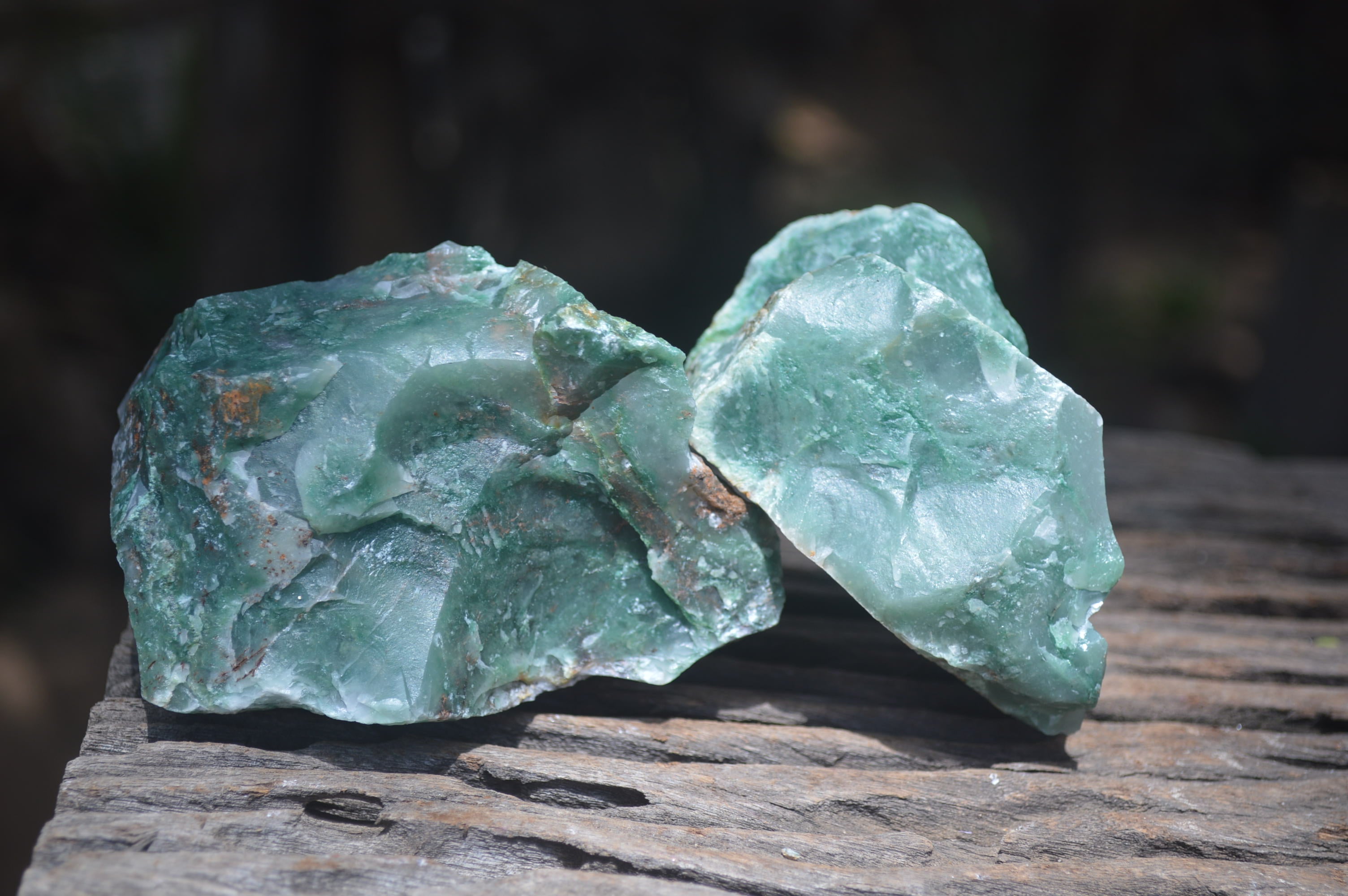 Natural Jade Cobbed Specimens x 12 From Swaziland - Toprock Gemstones and Minerals 