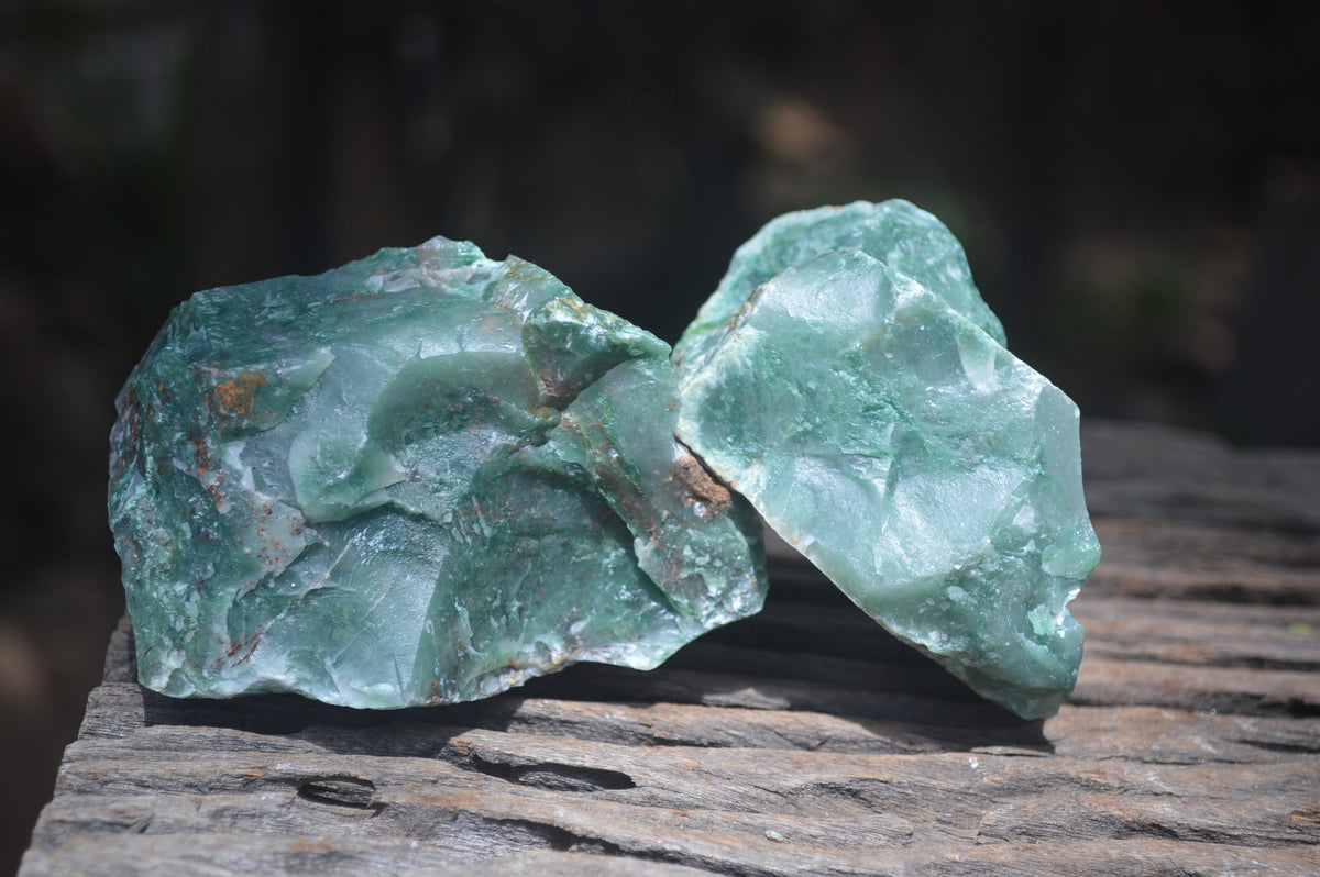 Natural Jade Cobbed Specimens x 12 From Swaziland - Toprock Gemstones and Minerals 