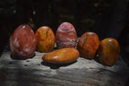 Polished Red Jasper Standing Free Forms x 6 From Madagascar - Toprock Gemstones and Minerals 