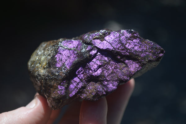 Natural Metallic Purpurite Cobbed Specimens x 5 From Erongo, Namibia - Toprock Gemstones and Minerals 