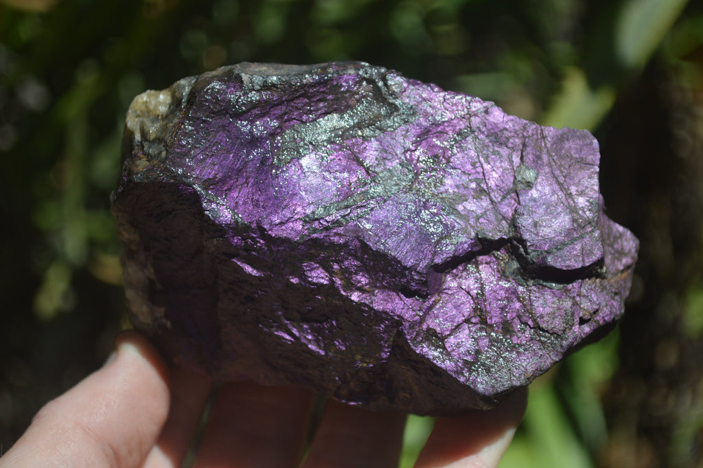 Natural Metallic Purpurite Cobbed Specimens x 6 From Erongo, Namibia - Toprock Gemstones and Minerals 