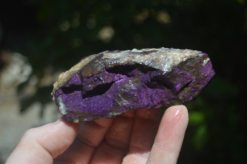 Natural Metallic Purpurite Cobbed Specimens x 6 From Erongo, Namibia - Toprock Gemstones and Minerals 