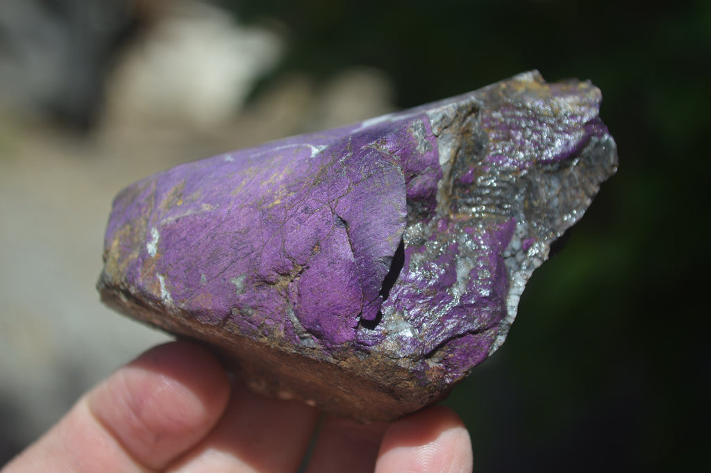 Natural Metallic Purpurite Cobbed Specimens x 6 From Erongo, Namibia - Toprock Gemstones and Minerals 