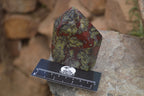 Polished Dragon Bloodstone Points x 3 From Tshipise, South Africa - Toprock Gemstones and Minerals 