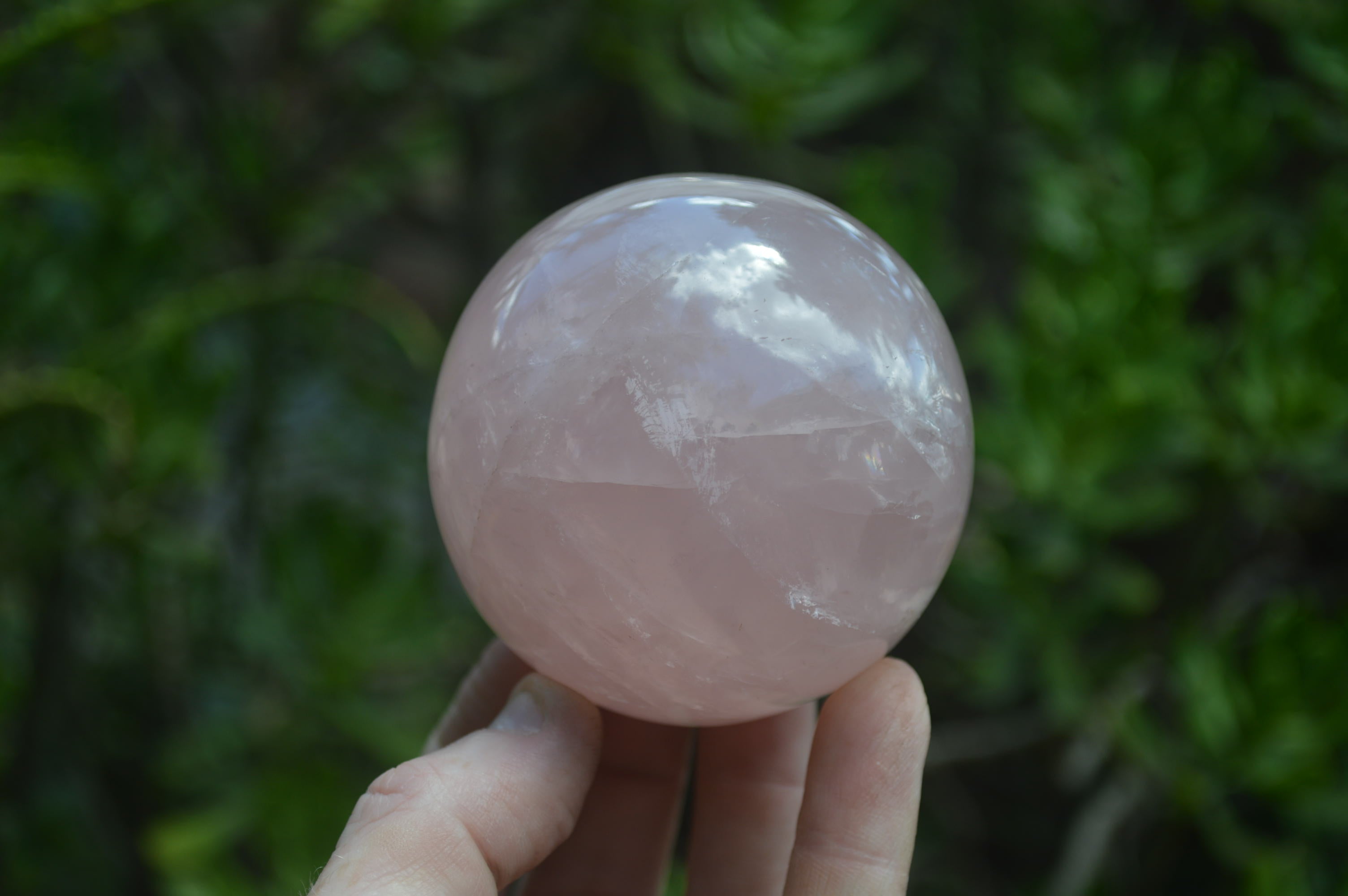 Polished Star Rose Quartz Spheres x 3 From Madagascar - Toprock Gemstones and Minerals 