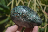 Polished Rare Emerald Mica In Matrix Standing Free Forms x 4 From Mutoko, Zimbabwe - Toprock Gemstones and Minerals 