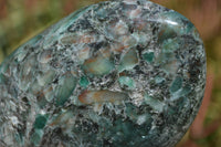 Polished Rare Emerald Mica In Matrix Standing Free Forms x 4 From Mutoko, Zimbabwe - Toprock Gemstones and Minerals 