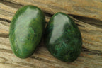 Polished Emerald Verdite Galet - Palmstones x 12 From Zimbabwe - Toprock Gemstones and Minerals 