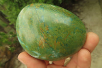 Polished Emerald Verdite Galet - Palmstones x 12 From Zimbabwe - Toprock Gemstones and Minerals 