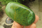 Polished Emerald Verdite Galet - Palmstones x 12 From Zimbabwe - Toprock Gemstones and Minerals 