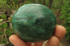 Polished Emerald Verdite Galet - Palmstones x 12 From Zimbabwe - Toprock Gemstones and Minerals 