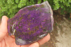 Polished Rare Metallic Purpurite Slices x 4 From Erongo, Namibia - Toprock Gemstones and Minerals 