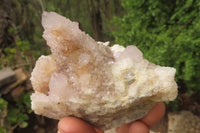 Natural Long Fingered Ametrine Spirit Quartz Clusters x 3 From Boekenhouthoek, South Africa - Toprock Gemstones and Minerals 