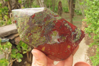 Polished Rare Dragons Blood Stone Points x 3 From Tshipise, South Africa - Toprock Gemstones and Minerals 