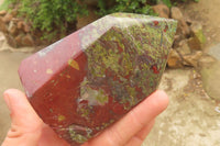 Polished Rare Dragons Blood Stone Points x 3 From Tshipise, South Africa - Toprock Gemstones and Minerals 