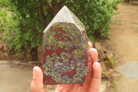 Polished Rare Dragons Blood Stone Points x 3 From Tshipise, South Africa - Toprock Gemstones and Minerals 