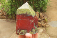Polished Rare Dragons Blood Stone Points x 3 From Tshipise, South Africa - Toprock Gemstones and Minerals 