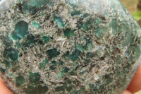 Polished Rare Emerald Mica In Matrix Free Forms x 6 From Mutoko, Zimbabwe - Toprock Gemstones and Minerals 
