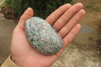 Polished Rare Emerald Mica In Matrix Free Forms x 6 From Mutoko, Zimbabwe - Toprock Gemstones and Minerals 