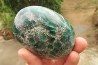 Polished Rare Emerald Mica In Matrix Free Forms x 6 From Mutoko, Zimbabwe - Toprock Gemstones and Minerals 