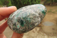 Polished Rare Emerald Mica In Matrix Free Forms x 6 From Mutoko, Zimbabwe - Toprock Gemstones and Minerals 