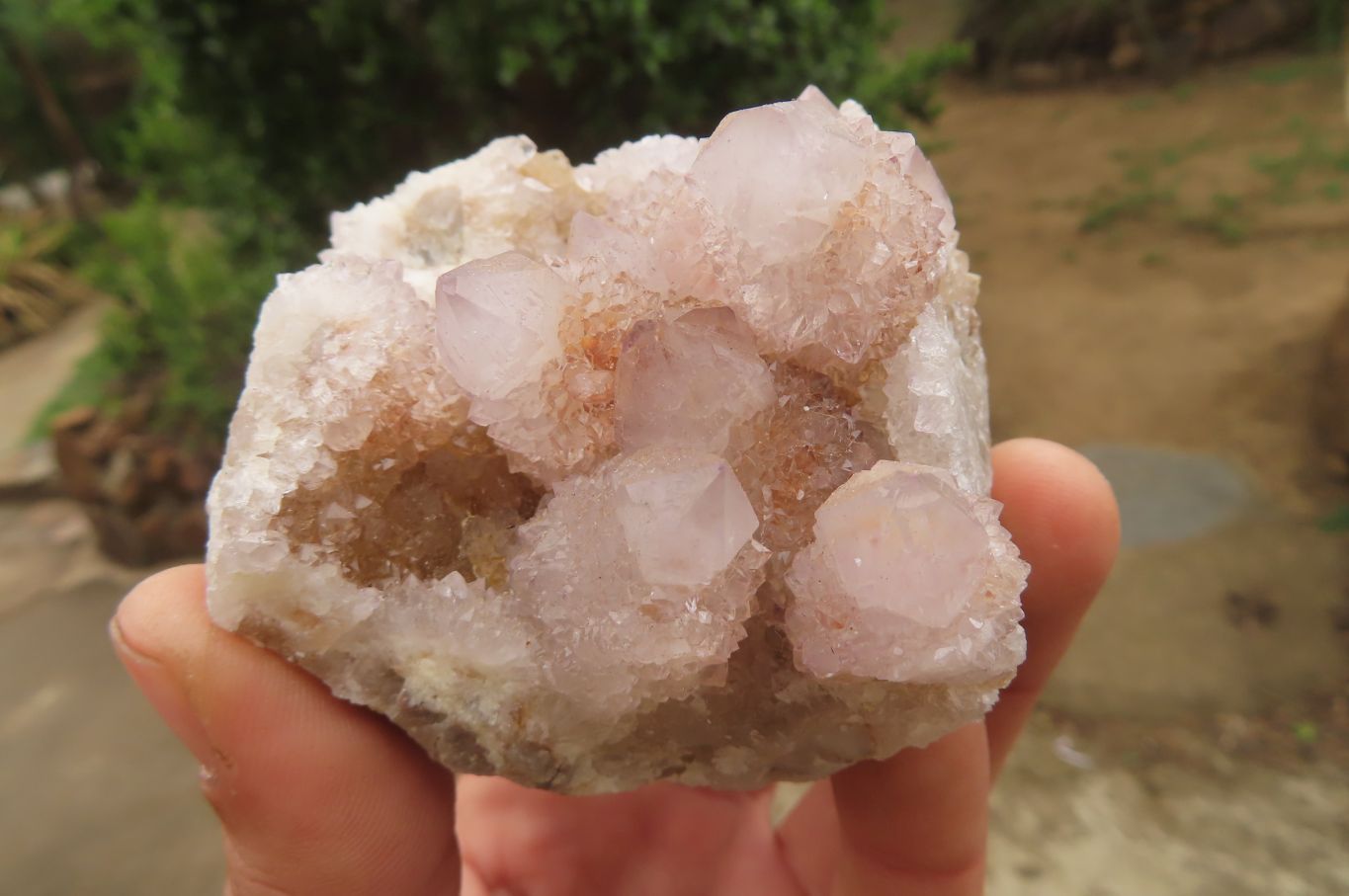 Natural Pale Lilac Spirit Quartz Clusters x 6 From Boekenhouthoek, South Africa - Toprock Gemstones and Minerals 