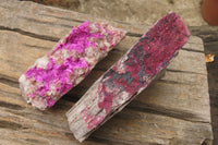 Natural Salrose Cobaltion Dolomite Specimens x 2 From Kakanda, Congo - Toprock Gemstones and Minerals 