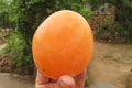 Polished Orange Twist Calcite Standing Free Forms x 3 From Madagascar - Toprock Gemstones and Minerals 