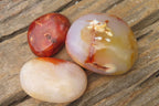Polished Carnelian Palm Stones x 12 From Madagascar - Toprock Gemstones and Minerals 