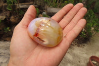 Polished Carnelian Palm Stones x 12 From Madagascar - Toprock Gemstones and Minerals 