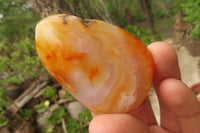 Polished Carnelian Palm Stones x 12 From Madagascar - Toprock Gemstones and Minerals 