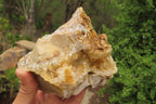 Natural Limonite Quartz Specimens x 4 From Zambia - Toprock Gemstones and Minerals 