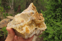 Natural Limonite Quartz Specimens x 4 From Zambia - Toprock Gemstones and Minerals 