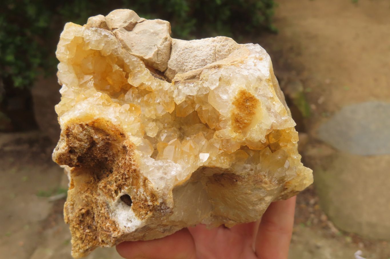Natural Limonite Quartz Specimens x 4 From Zambia - Toprock Gemstones and Minerals 