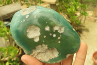 Polished Emerald Mtorolite Galet-Palm Stones x 12 From Mutorashanga, Zimbabwe - Toprock Gemstones and Minerals 
