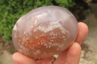Polished Flower Agate Palm Stones x 12 From Antsahalova, Madagascar - Toprock Gemstones and Minerals 