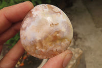 Polished Flower Agate Palm Stones x 12 From Antsahalova, Madagascar - Toprock Gemstones and Minerals 
