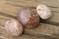Polished Flower Agate Palm Stones x 12 From Antsahalova, Madagascar - Toprock Gemstones and Minerals 