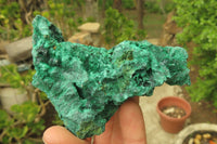 Natural Silky Malachite Specimens x 6 From Kasompe, Congo - Toprock Gemstones and Minerals 