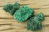 Natural Silky Malachite Specimens x 6 From Kasompe, Congo - Toprock Gemstones and Minerals 