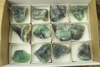 Natural Watermelon Fluorite Cobbed Specimens x 12 From Uis, Namibia - Toprock Gemstones and Minerals 