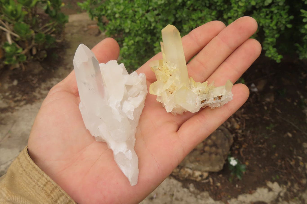 Natural Clear Quartz Clusters x 28 From Madagascar - Toprock Gemstones and Minerals 
