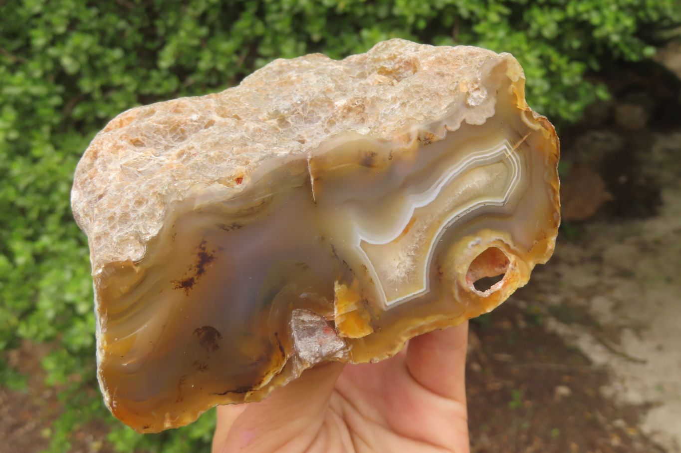 Polished On One Side Red Sashe River Agate Nodules x 3 From Zimbabwe - Toprock Gemstones and Minerals 