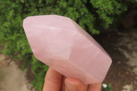Polished Double Terminated Rose Quartz Points x 4 From Madagascar - Toprock Gemstones and Minerals 