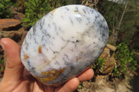 Polished Dendritic Opal Standing Free Forms x 3 From Moralambo, Madagascar - Toprock Gemstones and Minerals 