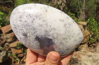 Polished Dendritic Opal Standing Free Forms x 3 From Moralambo, Madagascar - Toprock Gemstones and Minerals 