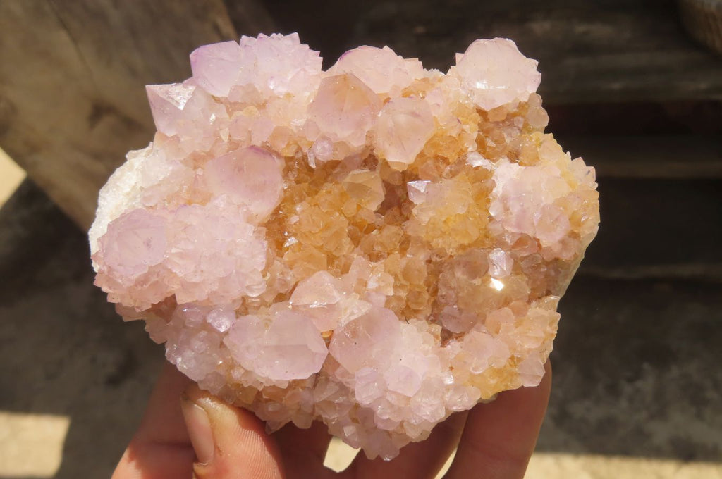 Natural Ametrine Spirit Quartz Clusters x 6 From Boekenhouthoek, South Africa - Toprock Gemstones and Minerals 
